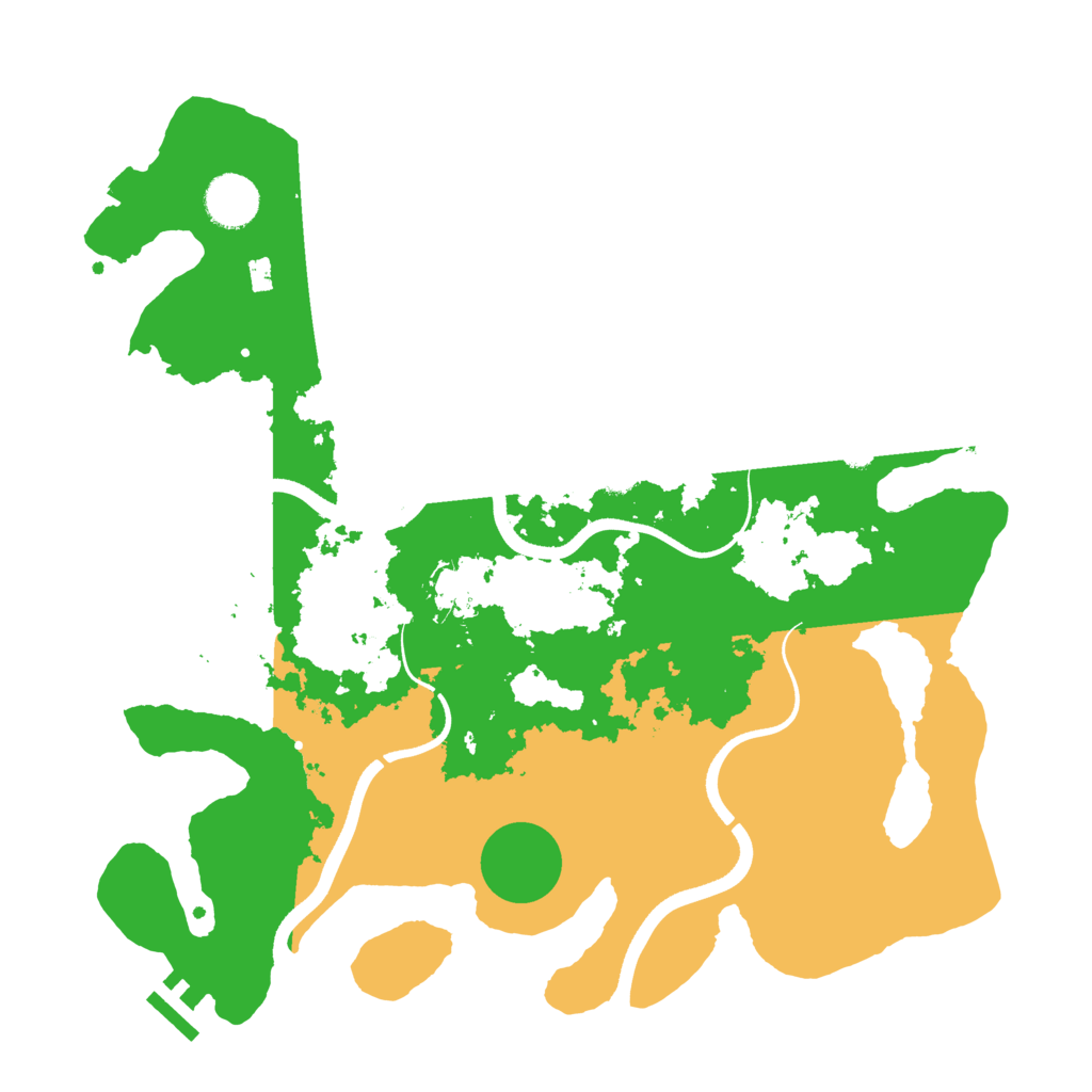 Biome Rust Map: Procedural Map, Size: 3560, Seed: 2966422