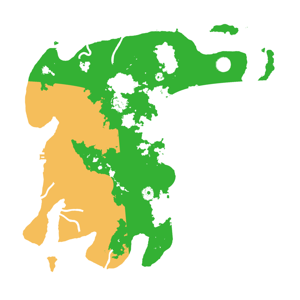 Biome Rust Map: Procedural Map, Size: 3560, Seed: 4468492