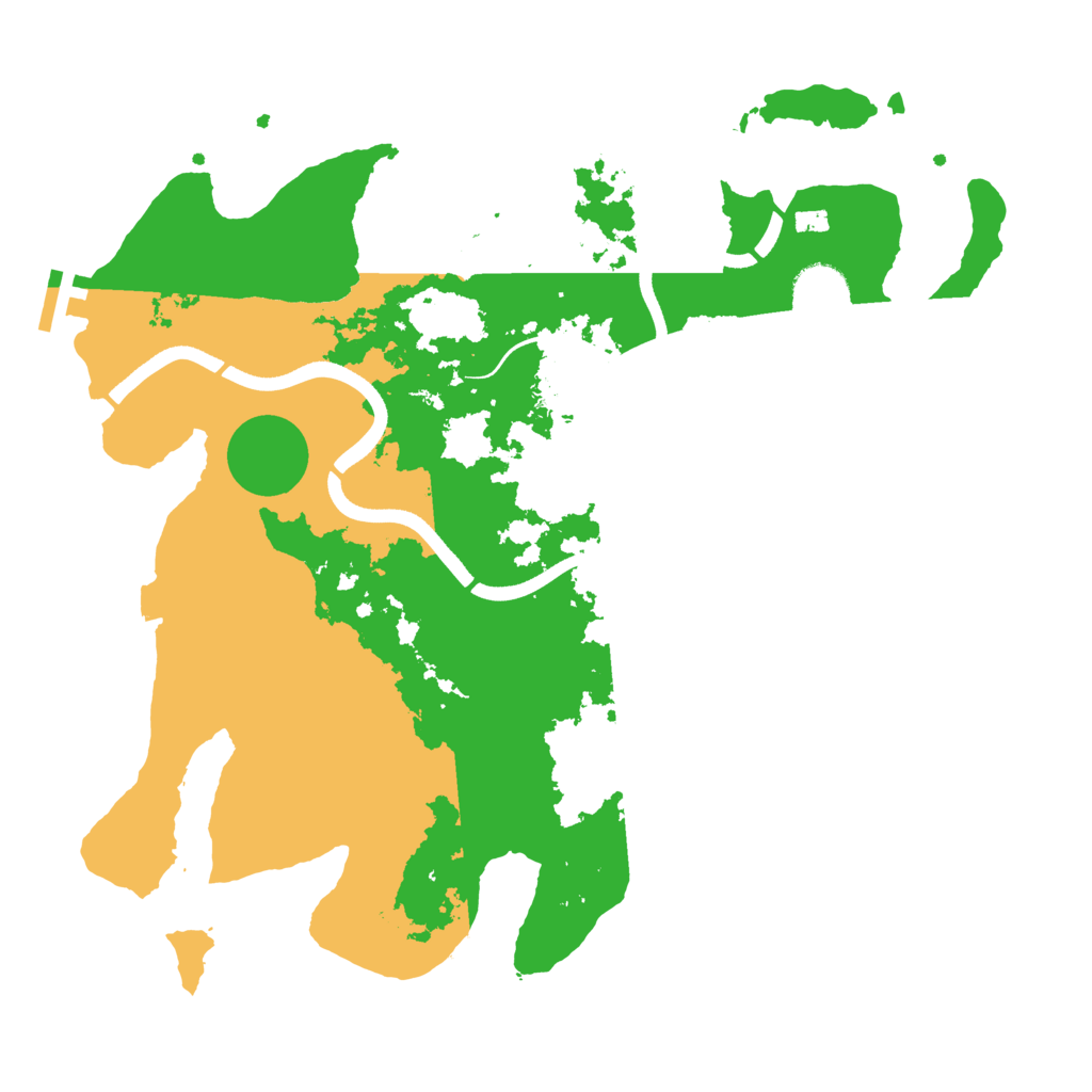 Biome Rust Map: Procedural Map, Size: 3560, Seed: 4468492