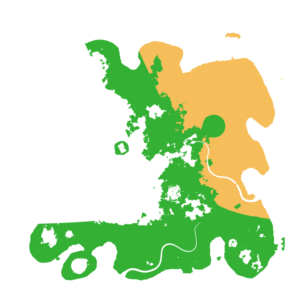 Biome Rust Map: Procedural Map, Size: 3560, Seed: 3945329