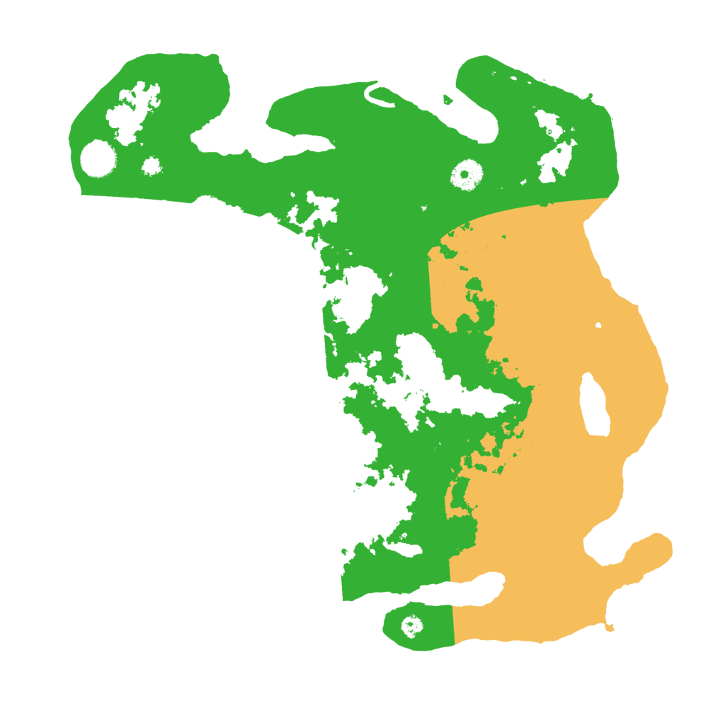 Biome Rust Map: Procedural Map, Size: 3560, Seed: 1383615