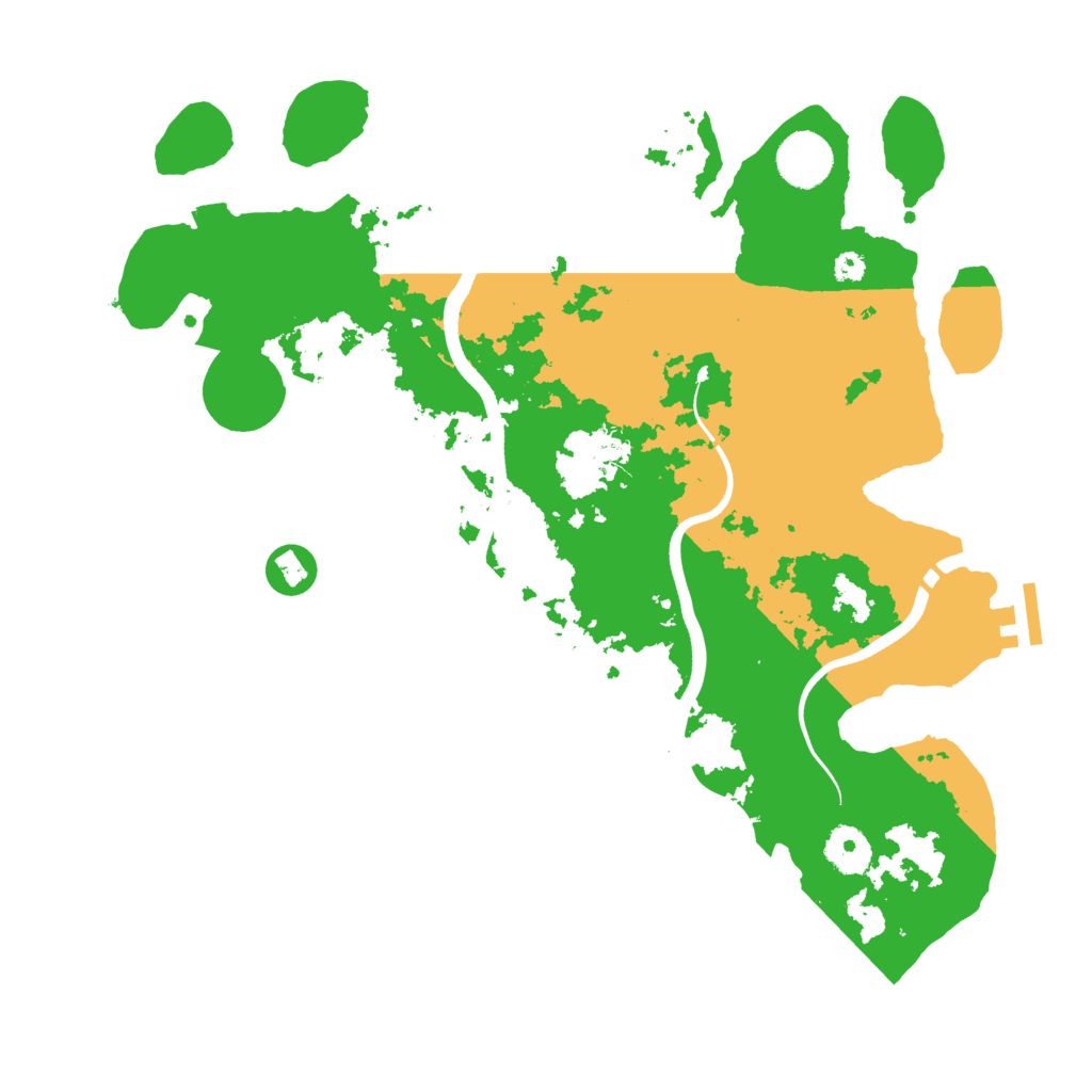Biome Rust Map: Procedural Map, Size: 3560, Seed: 4019101