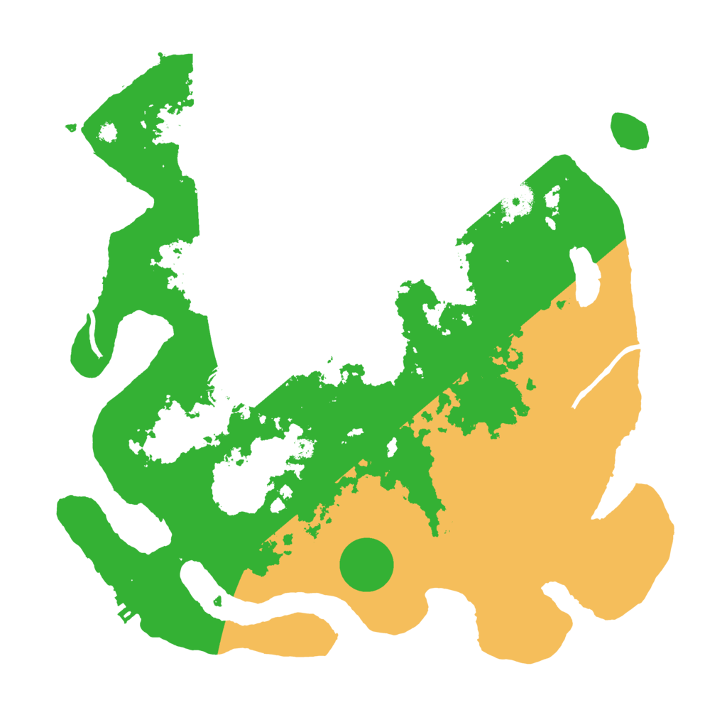 Biome Rust Map: Procedural Map, Size: 3560, Seed: 1156075