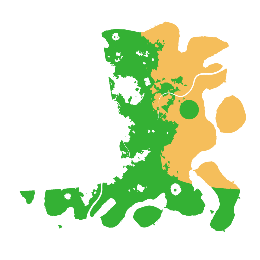 Biome Rust Map: Procedural Map, Size: 3560, Seed: 830304