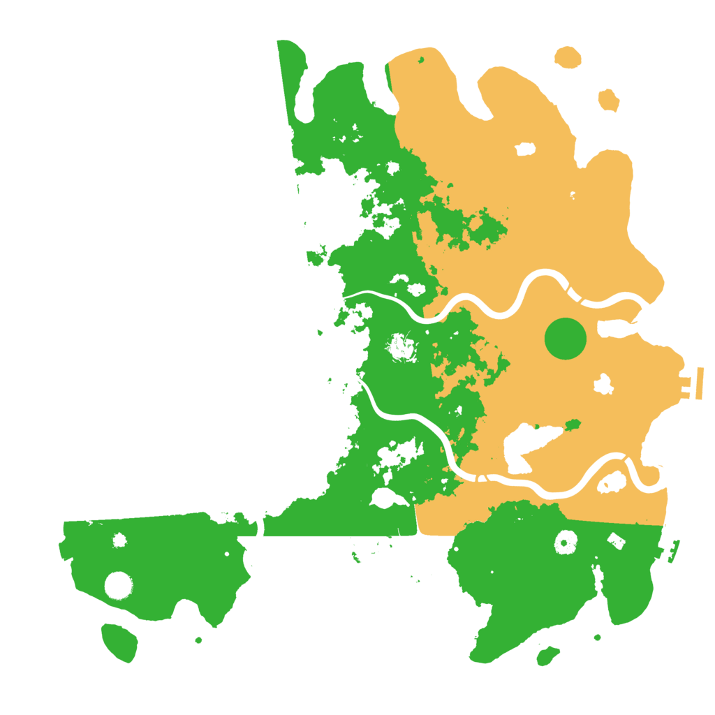 Biome Rust Map: Procedural Map, Size: 4500, Seed: 4894221