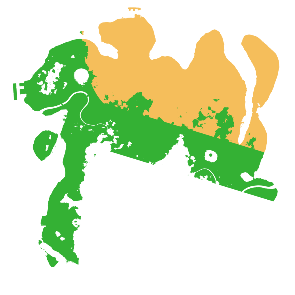 Biome Rust Map: Procedural Map, Size: 3560, Seed: 4210155