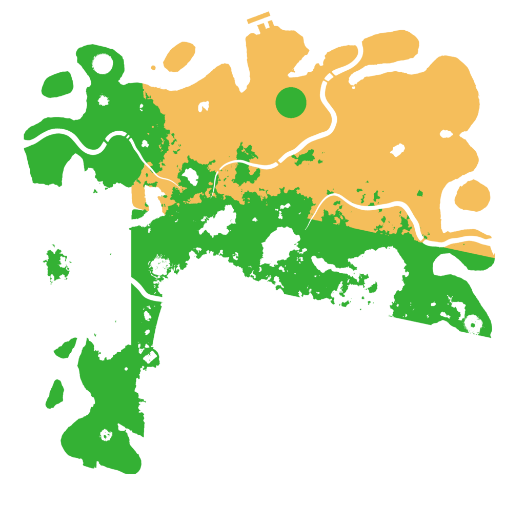 Biome Rust Map: Procedural Map, Size: 4500, Seed: 719482653