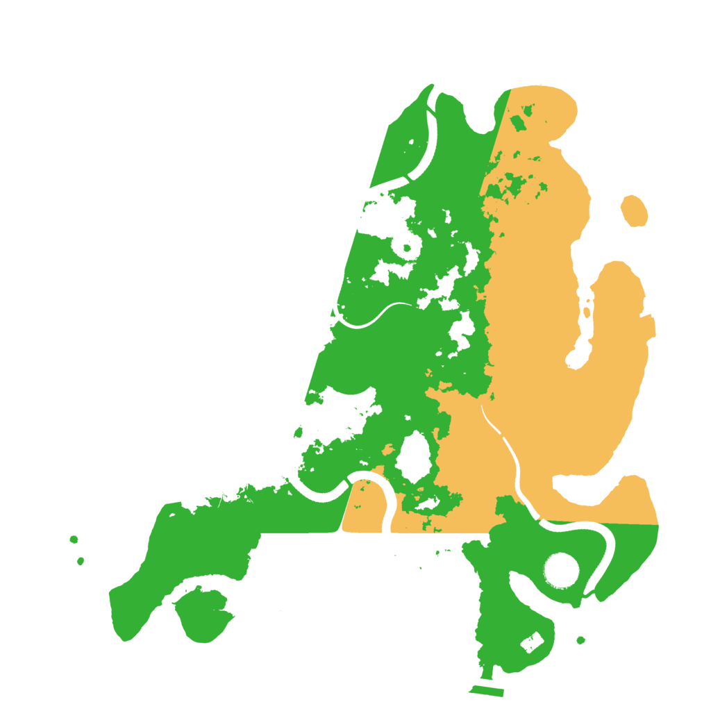 Biome Rust Map: Procedural Map, Size: 3560, Seed: 2097433