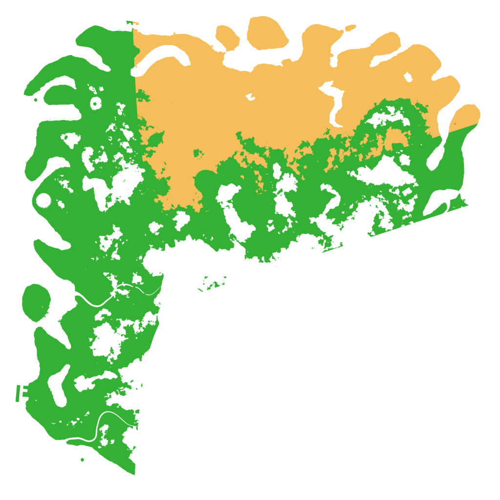 Biome Rust Map: Procedural Map, Size: 6000, Seed: 771101