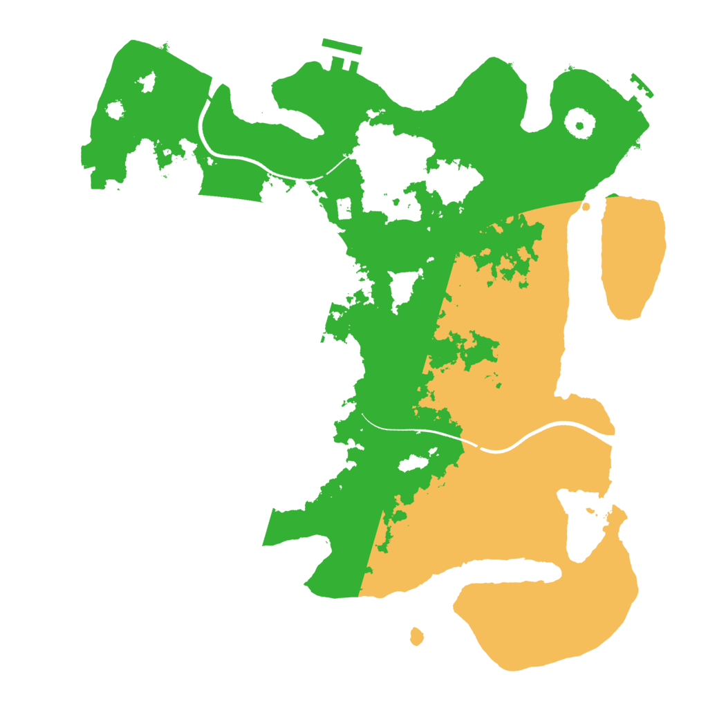 Biome Rust Map: Procedural Map, Size: 3560, Seed: 1380467