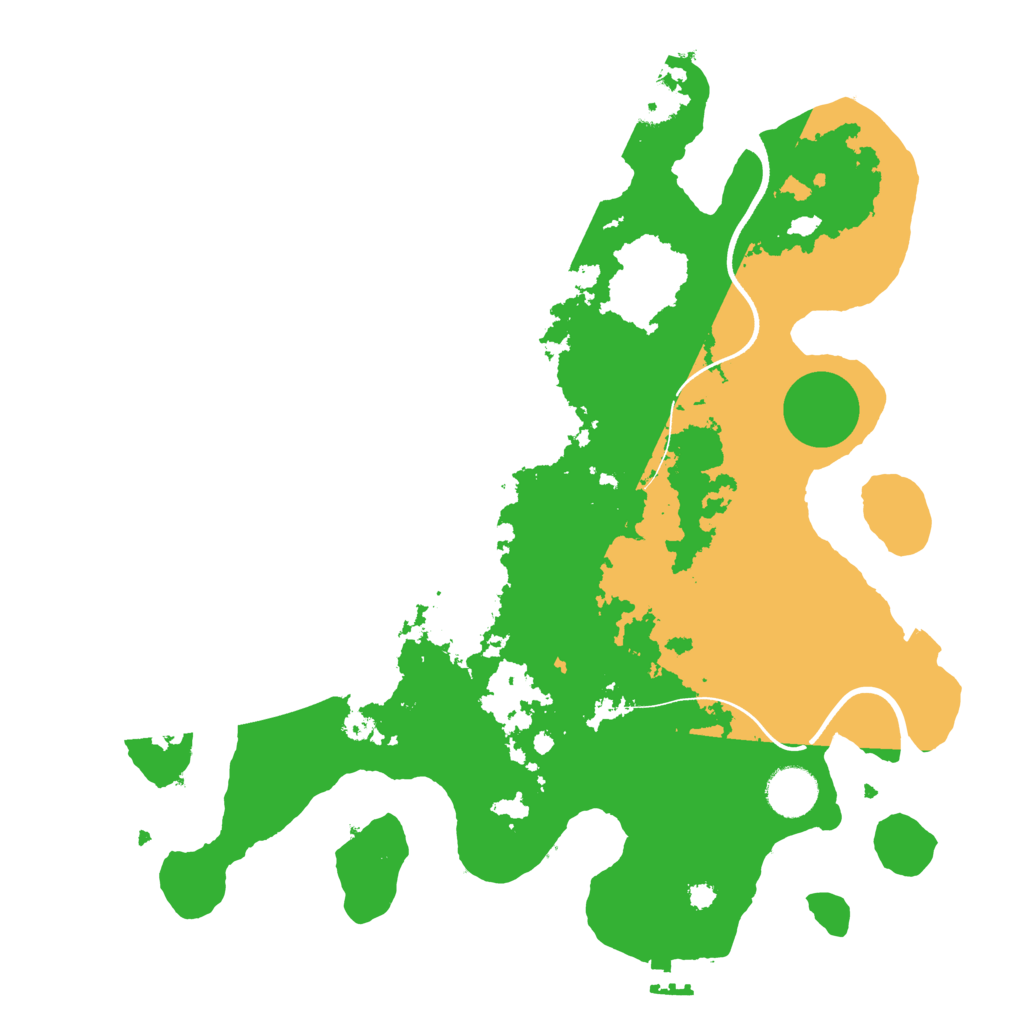 Biome Rust Map: Procedural Map, Size: 3560, Seed: 137063