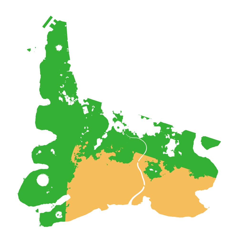 Biome Rust Map: Procedural Map, Size: 3560, Seed: 1003679