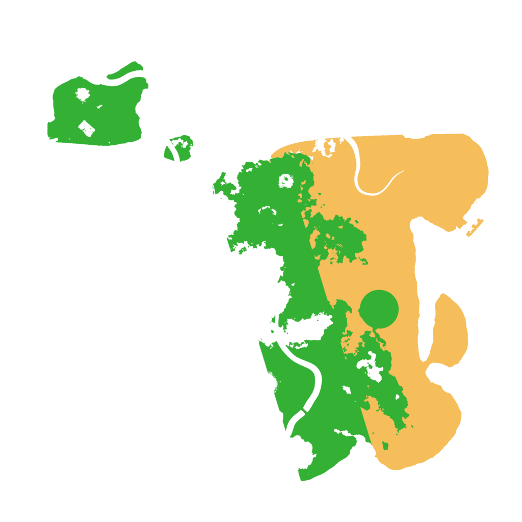 Biome Rust Map: Procedural Map, Size: 3560, Seed: 2539510