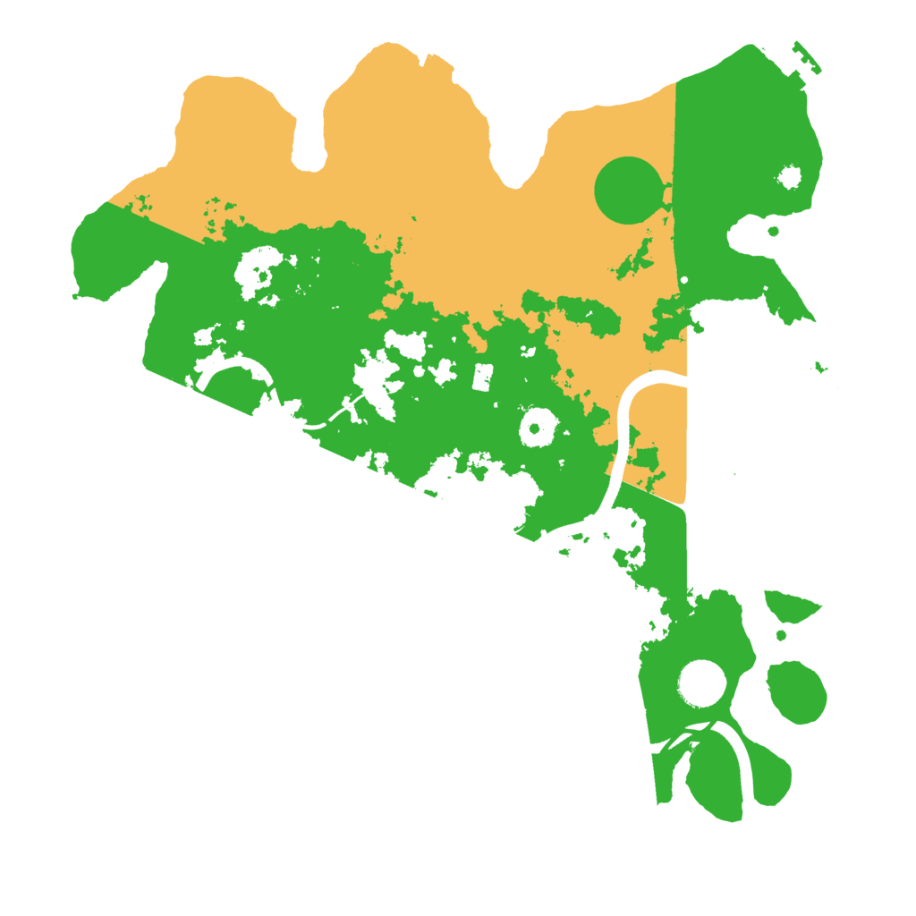 Biome Rust Map: Procedural Map, Size: 3560, Seed: 1311064