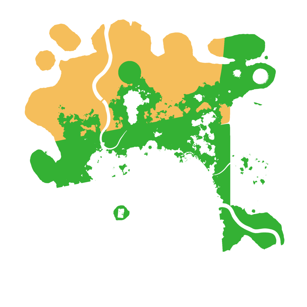 Biome Rust Map: Procedural Map, Size: 3560, Seed: 6132229