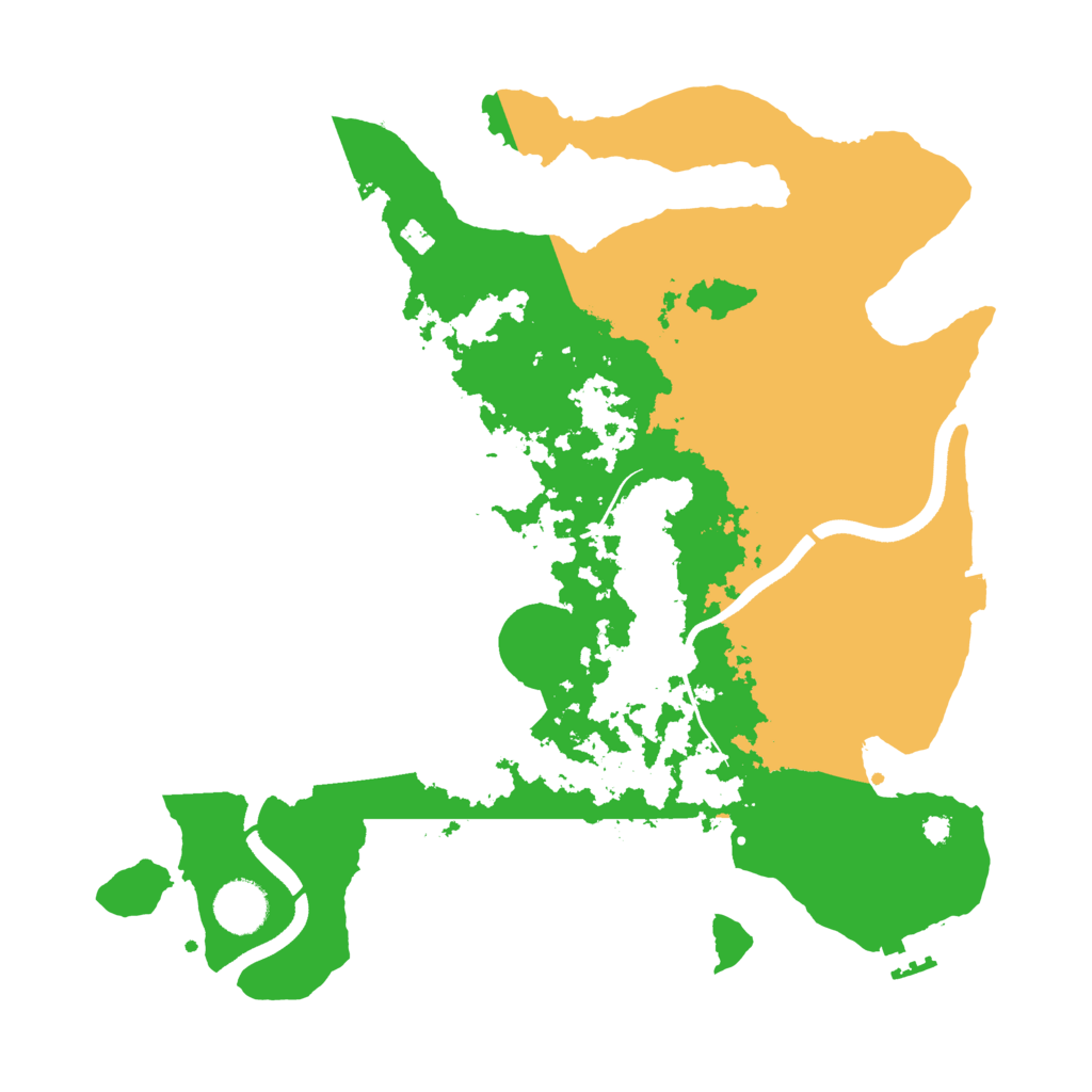 Biome Rust Map: Procedural Map, Size: 3560, Seed: 3293219