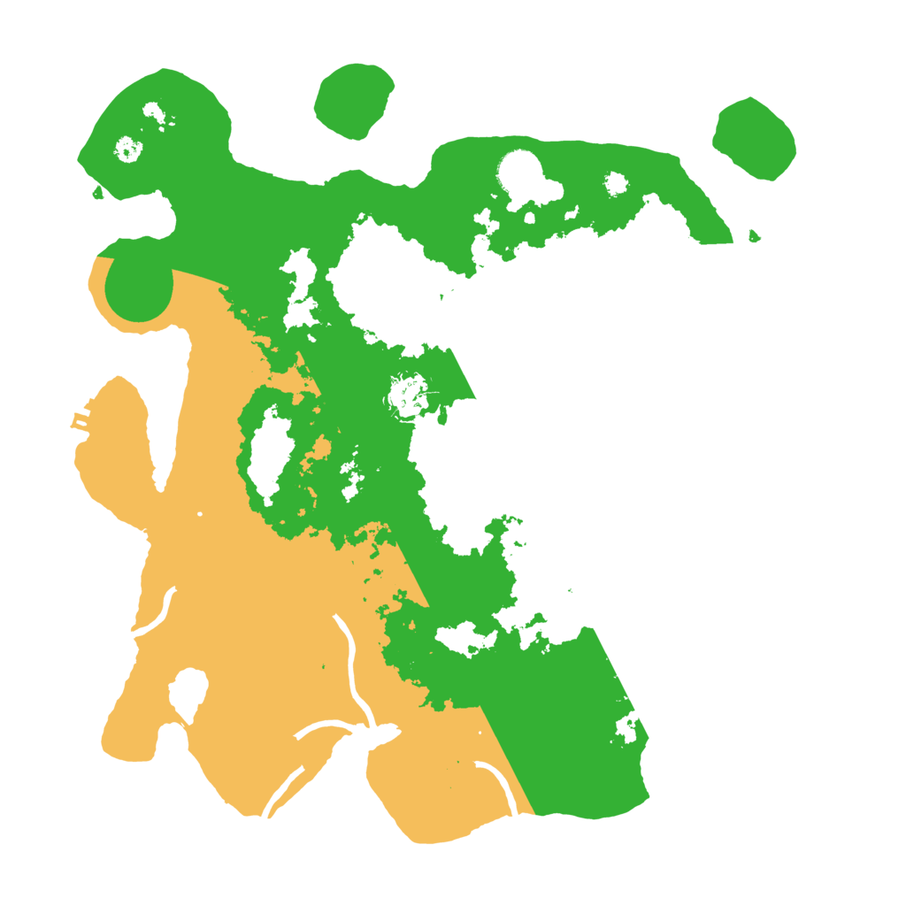 Biome Rust Map: Procedural Map, Size: 3550, Seed: 755572