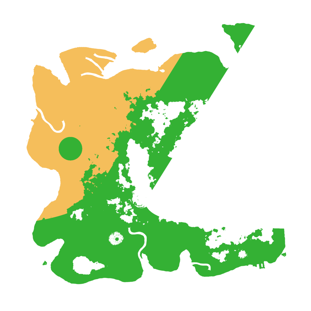 Biome Rust Map: Procedural Map, Size: 3500, Seed: 1837037221