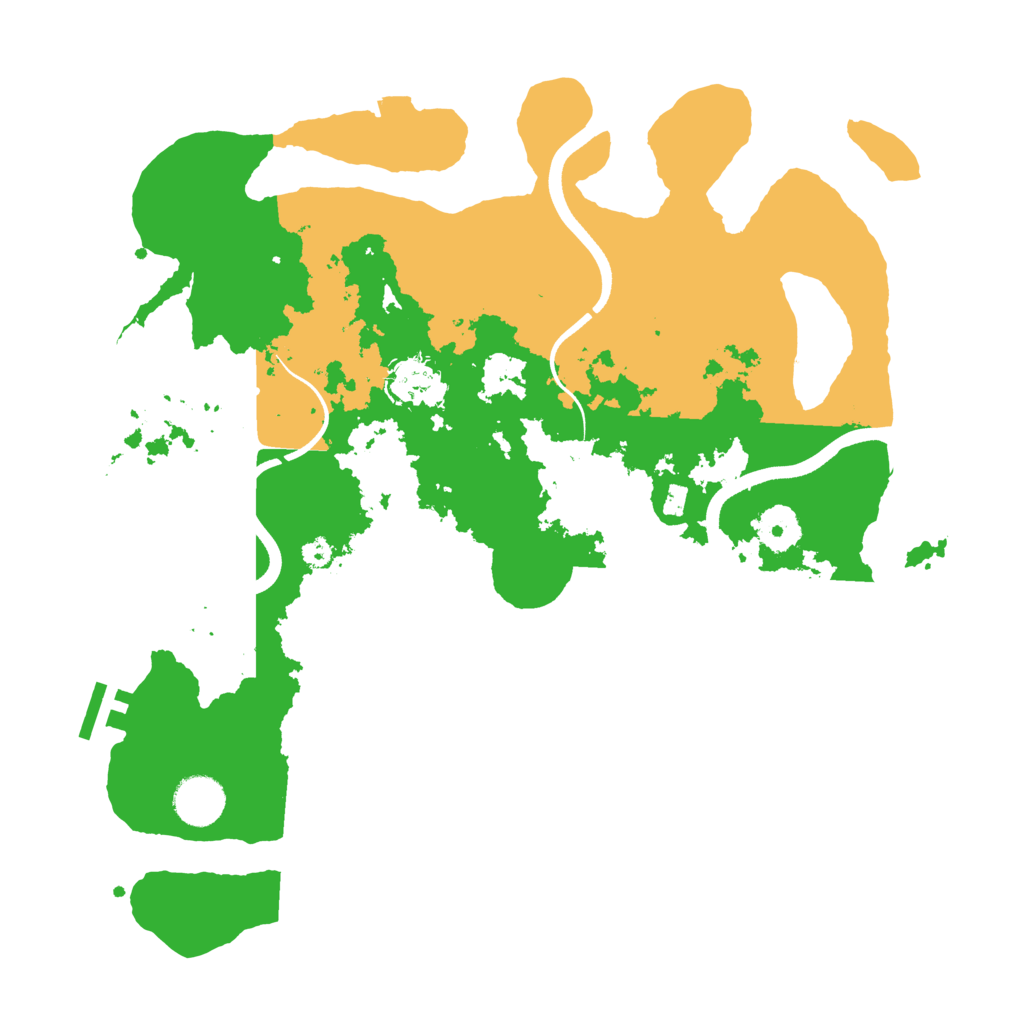 Biome Rust Map: Procedural Map, Size: 3560, Seed: 2039622