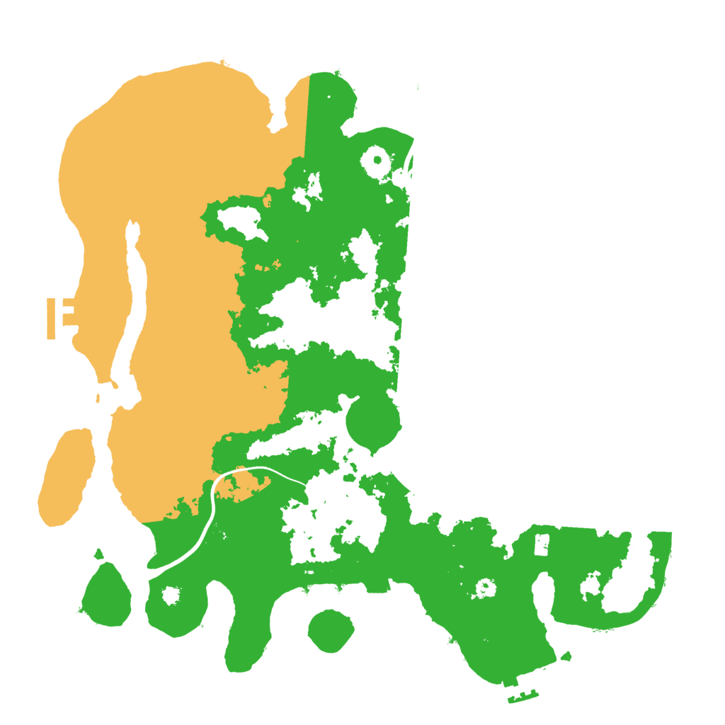 Biome Rust Map: Procedural Map, Size: 3560, Seed: 1214386
