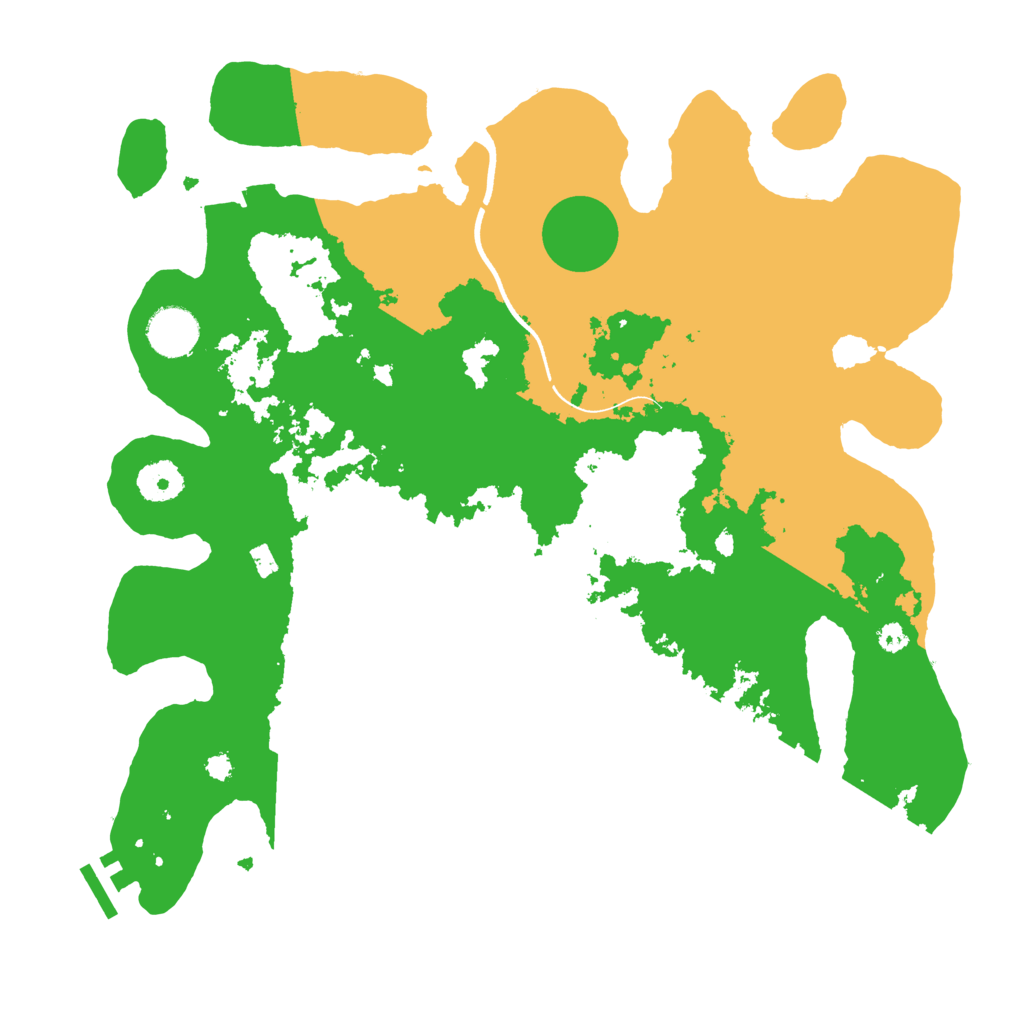 Biome Rust Map: Procedural Map, Size: 3560, Seed: 4445102