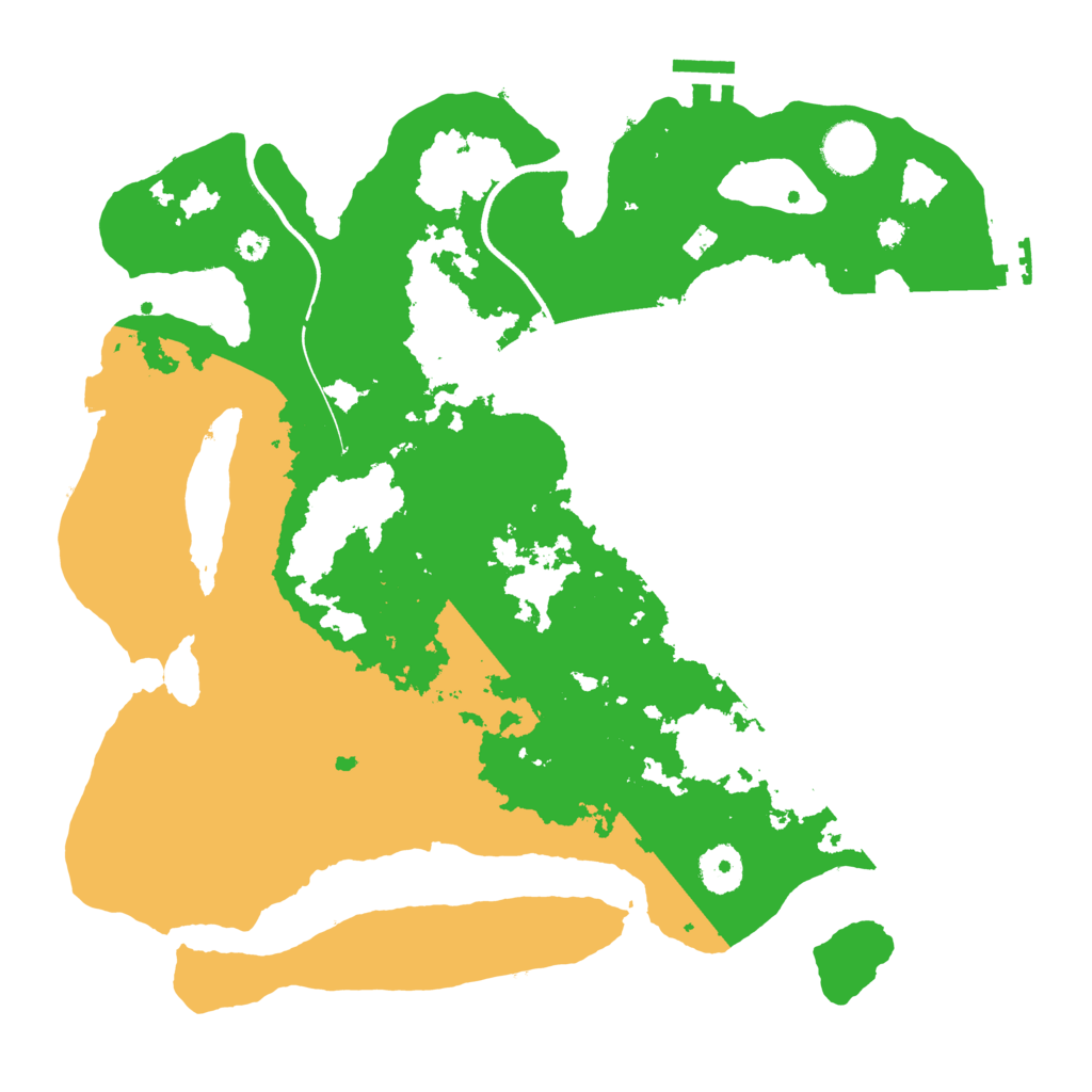 Biome Rust Map: Procedural Map, Size: 3560, Seed: 621928
