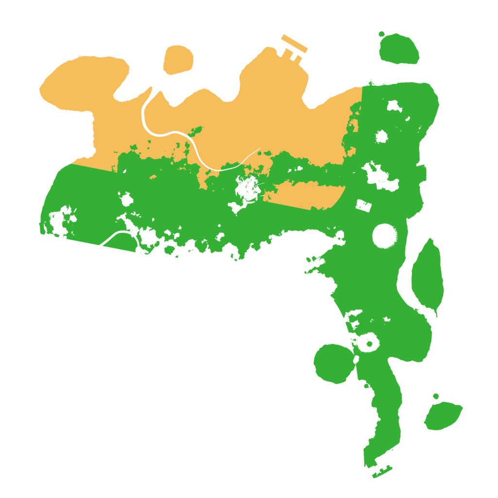 Biome Rust Map: Procedural Map, Size: 3560, Seed: 4135453