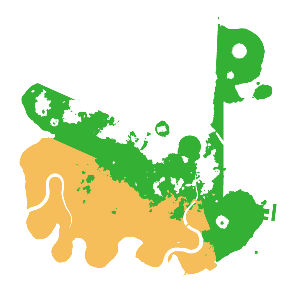 Biome Rust Map: Procedural Map, Size: 3560, Seed: 2346911