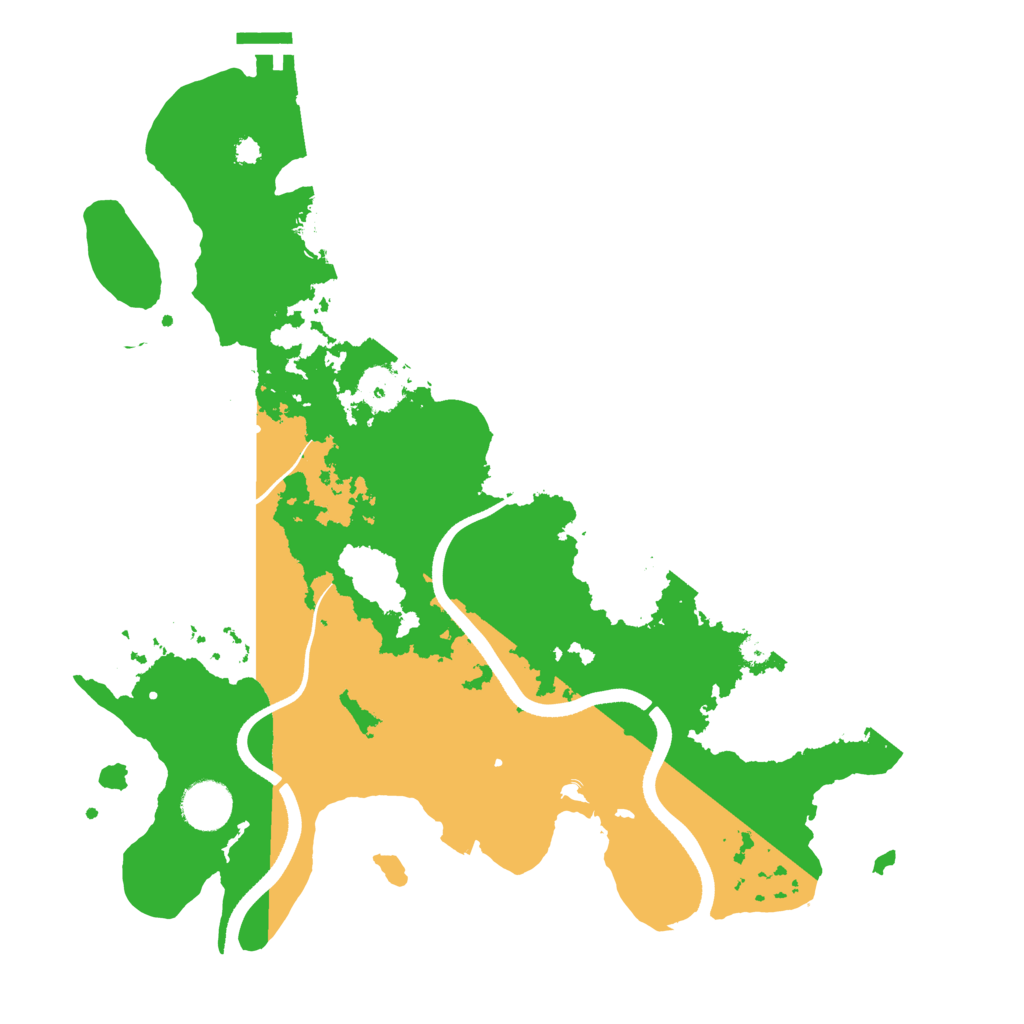 Biome Rust Map: Procedural Map, Size: 3560, Seed: 5815098