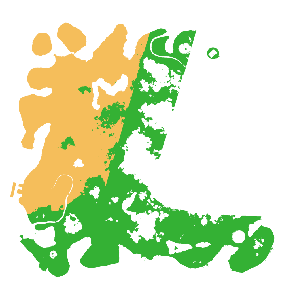 Biome Rust Map: Procedural Map, Size: 4000, Seed: 957180