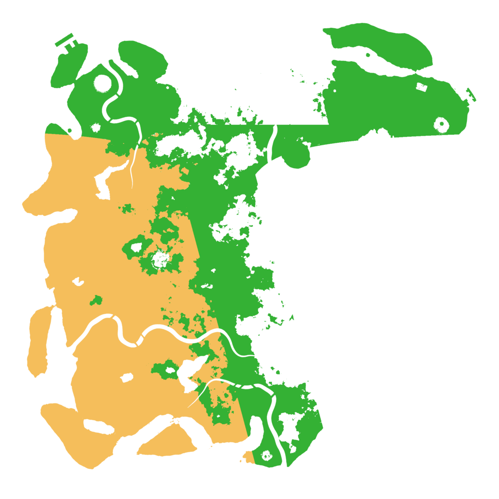 Biome Rust Map: Procedural Map, Size: 5000, Seed: 44776