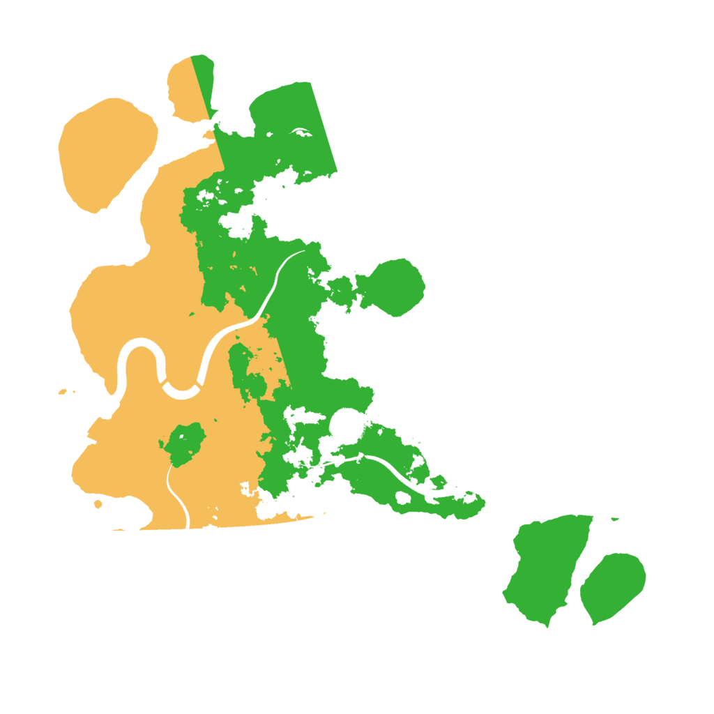 Biome Rust Map: Procedural Map, Size: 3560, Seed: 802203