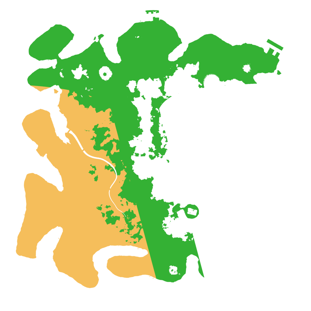 Biome Rust Map: Procedural Map, Size: 3560, Seed: 5799229