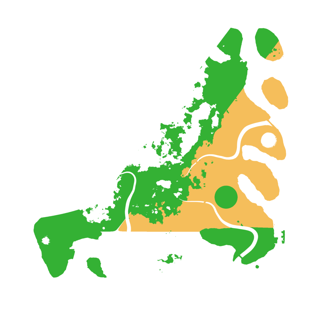Biome Rust Map: Procedural Map, Size: 3560, Seed: 2026356