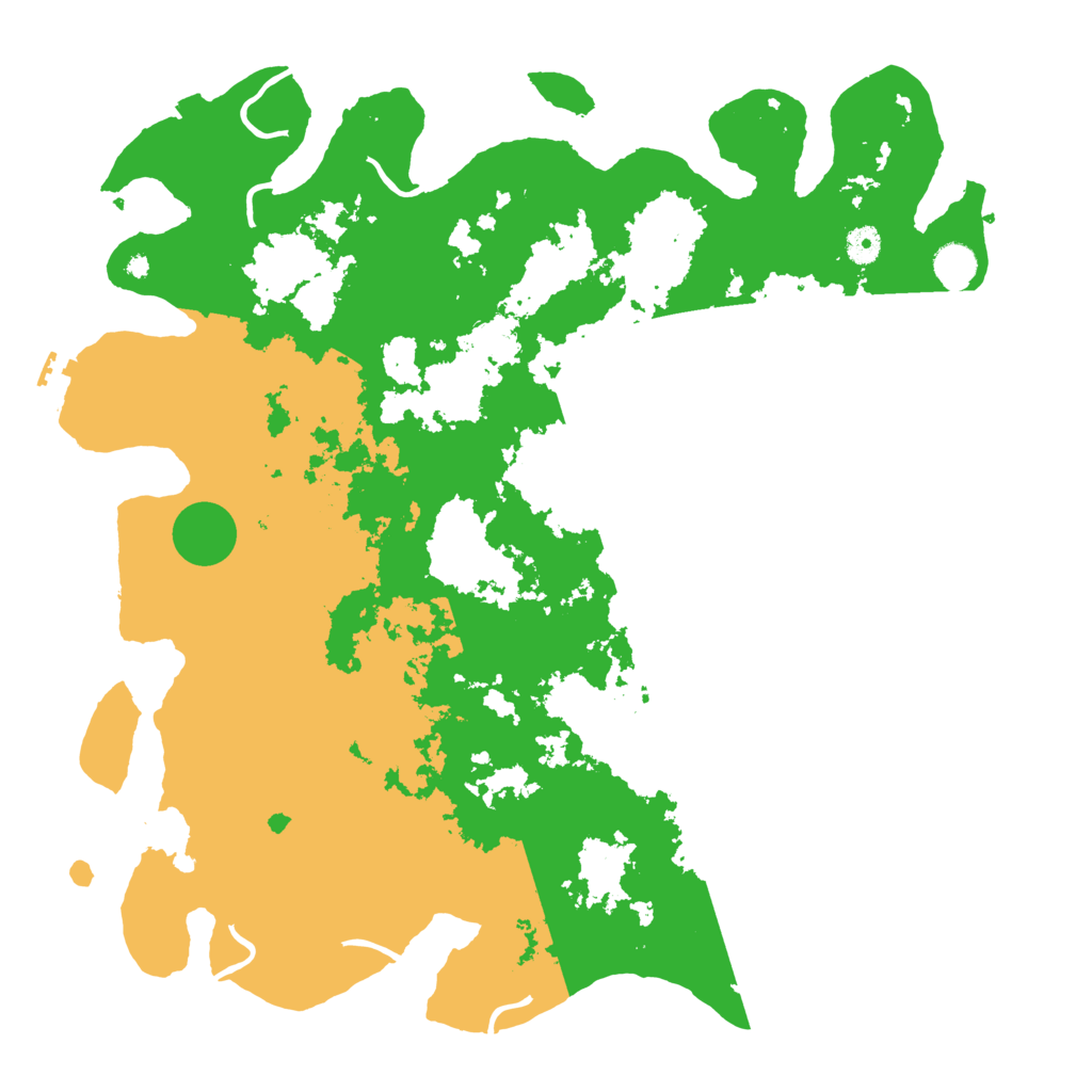 Biome Rust Map: Procedural Map, Size: 4500, Seed: 25542
