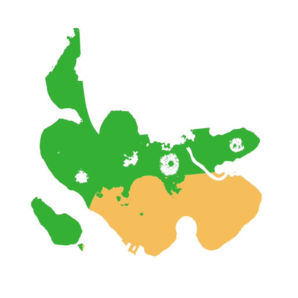 Biome Rust Map: Procedural Map, Size: 2155, Seed: 2155