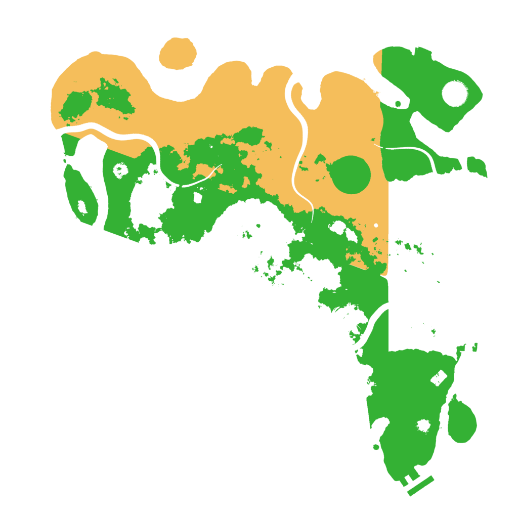 Biome Rust Map: Procedural Map, Size: 3560, Seed: 5415545