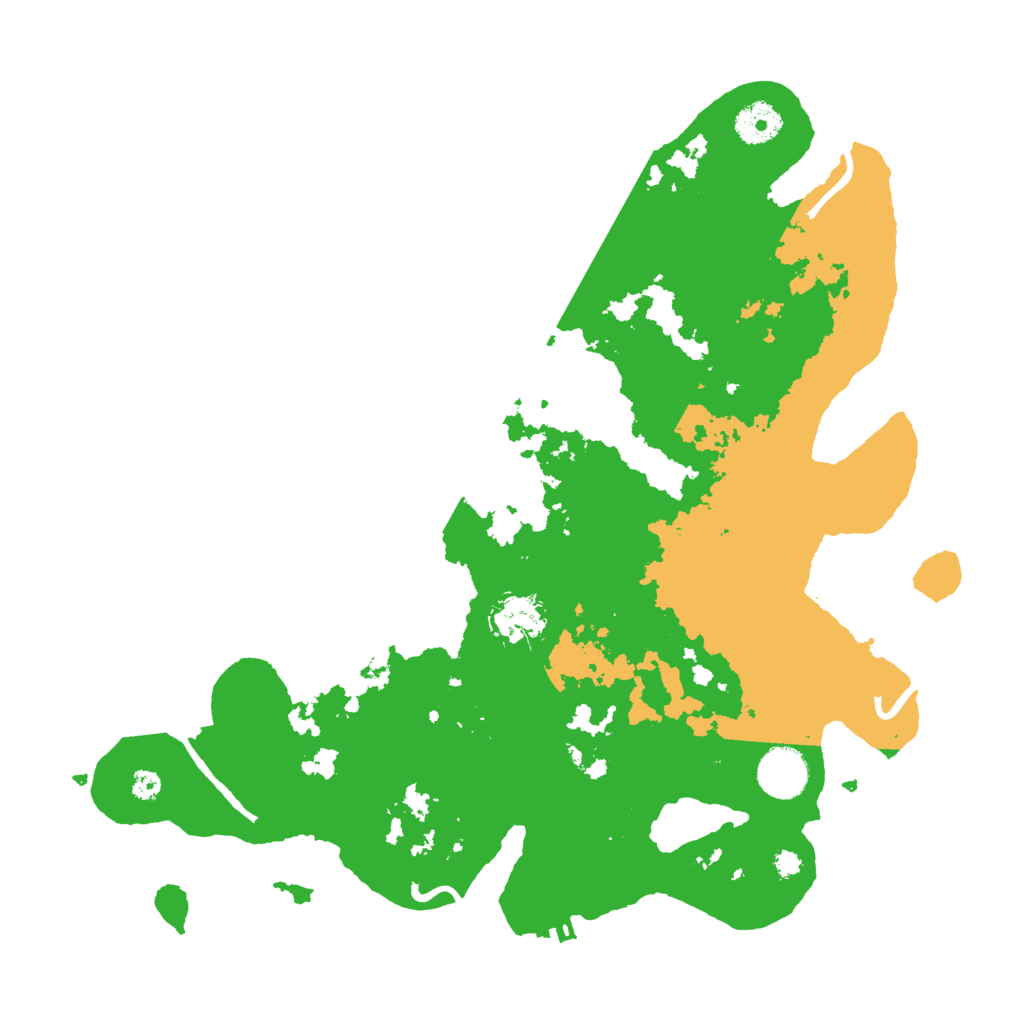 Biome Rust Map: Procedural Map, Size: 3560, Seed: 1233255