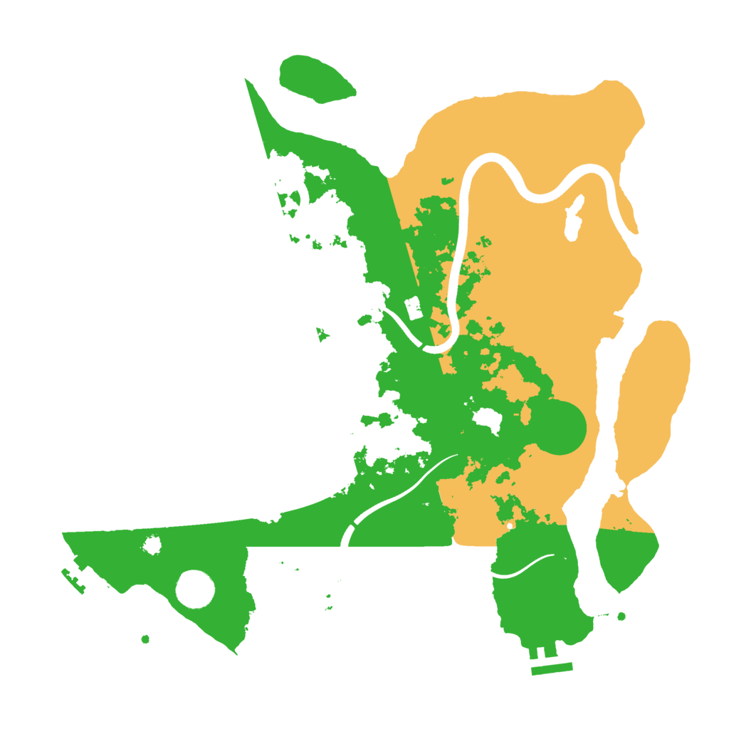 Biome Rust Map: Procedural Map, Size: 3560, Seed: 6101553
