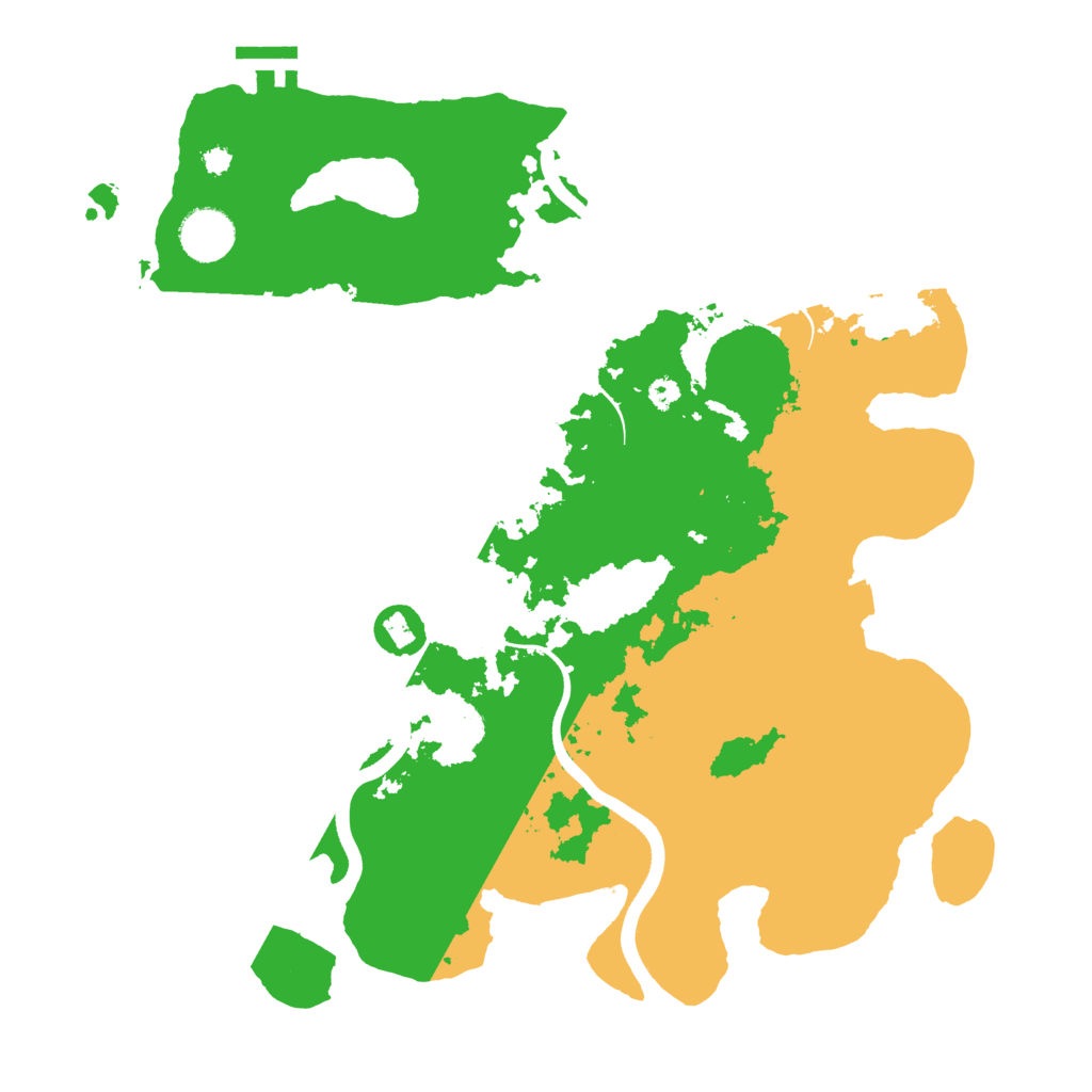 Biome Rust Map: Procedural Map, Size: 3560, Seed: 1012952