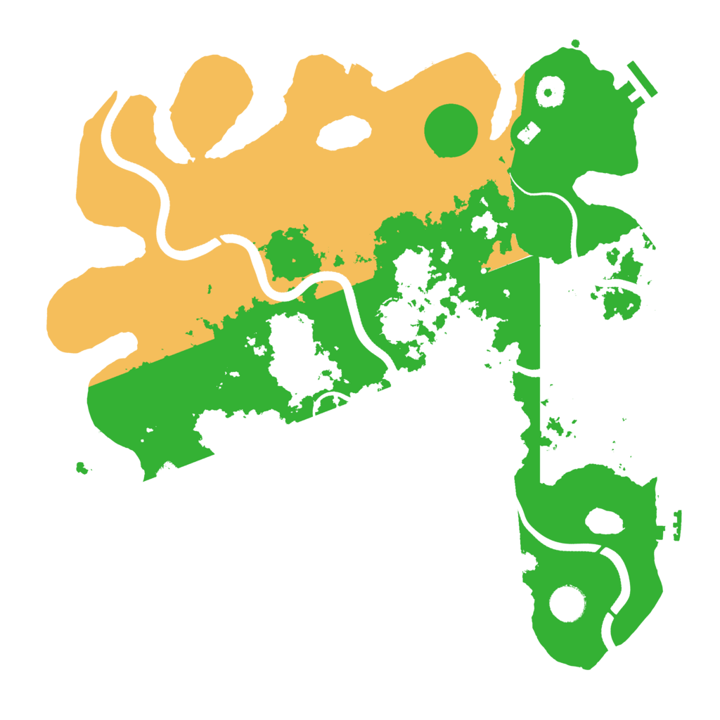 Biome Rust Map: Procedural Map, Size: 3560, Seed: 646332