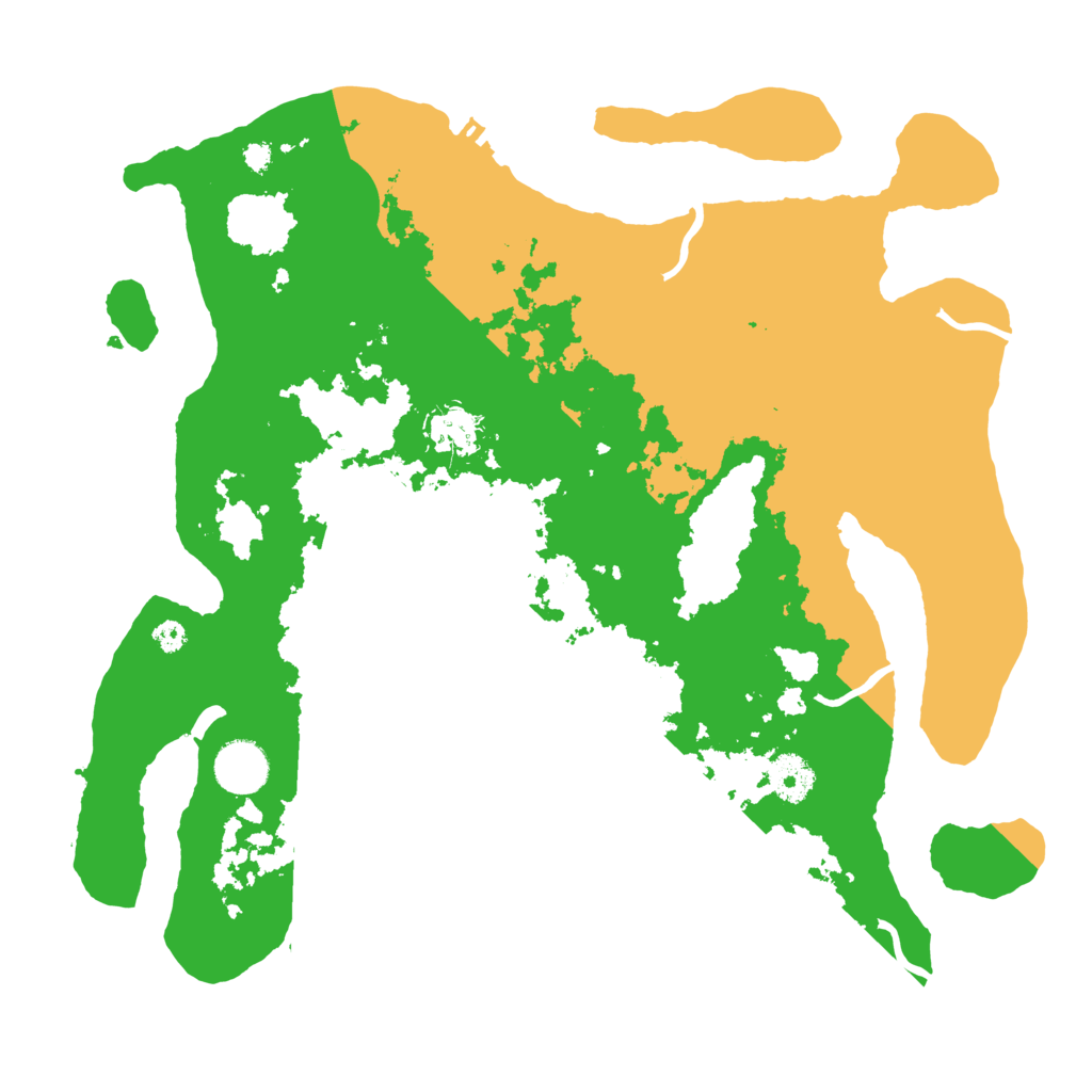 Biome Rust Map: Procedural Map, Size: 3560, Seed: 5242058