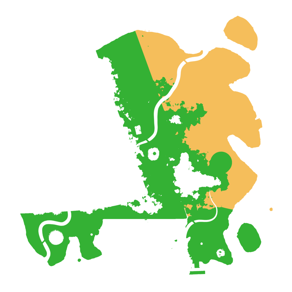 Biome Rust Map: Procedural Map, Size: 3560, Seed: 486012