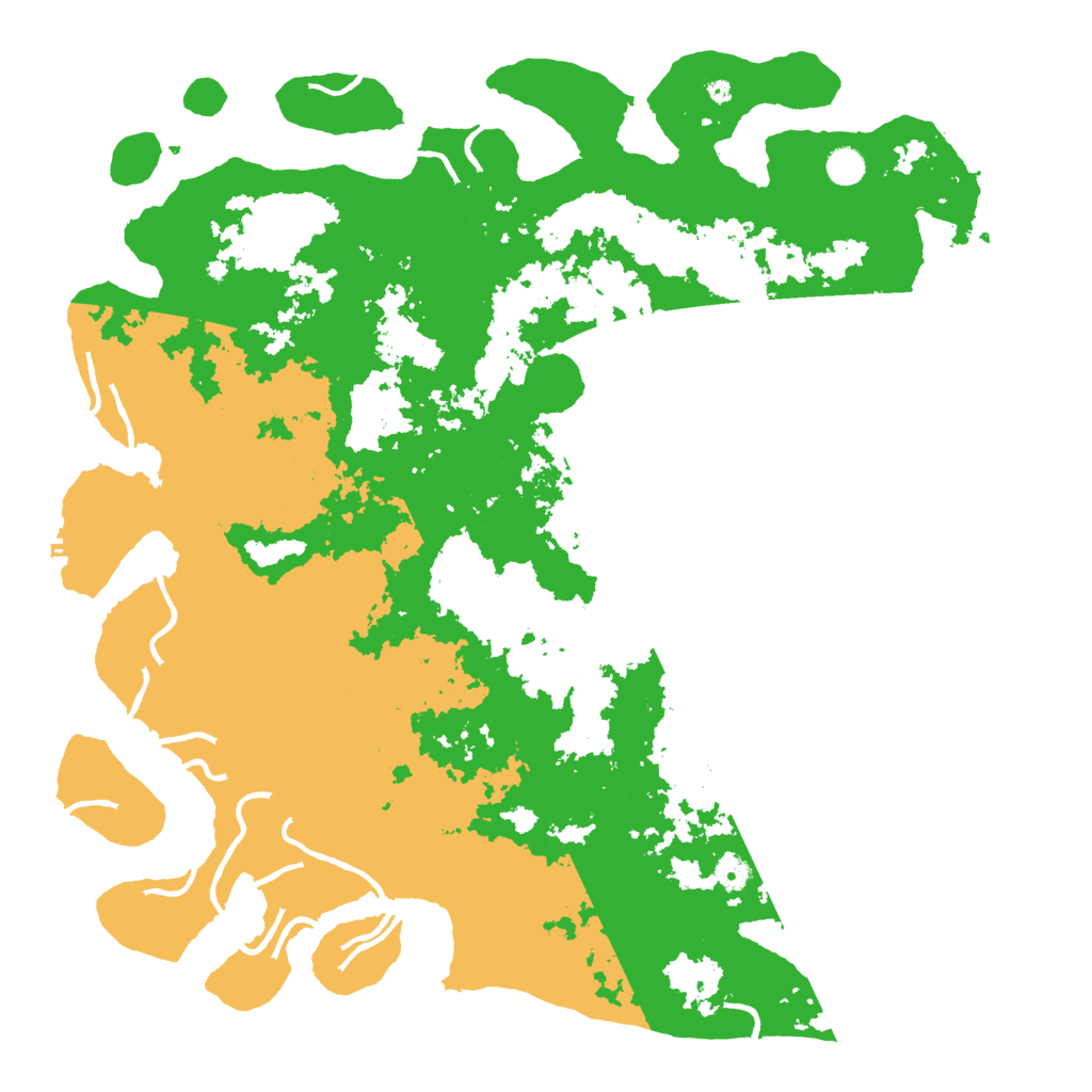 Biome Rust Map: Procedural Map, Size: 5000, Seed: 379959