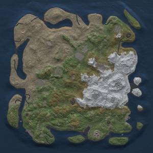 Thumbnail Rust Map: Procedural Map, Size: 4500, Seed: 3602759, 20 Monuments