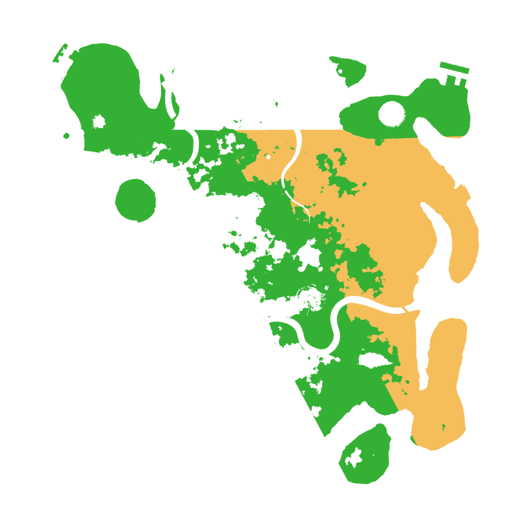 Biome Rust Map: Procedural Map, Size: 3560, Seed: 1199198