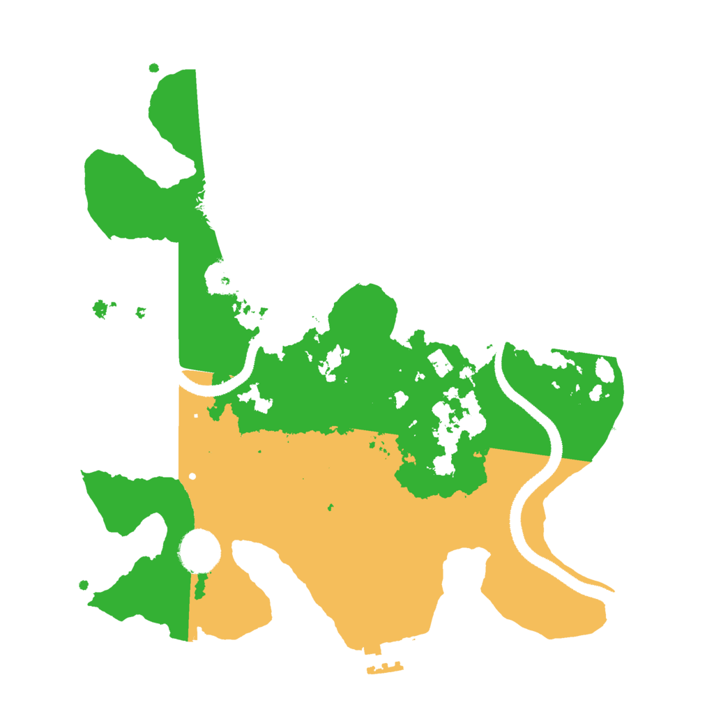Biome Rust Map: Procedural Map, Size: 3000, Seed: 300988