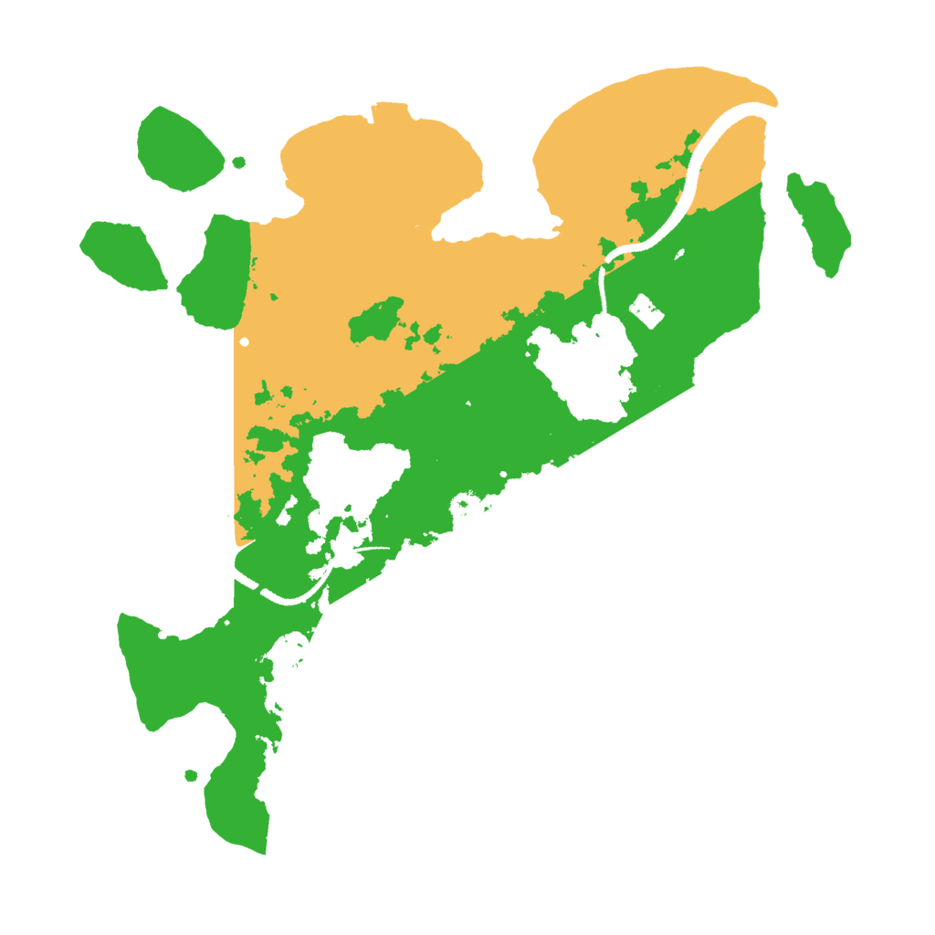 Biome Rust Map: Procedural Map, Size: 3000, Seed: 793897