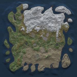 Thumbnail Rust Map: Procedural Map, Size: 4250, Seed: 2440037, 19 Monuments