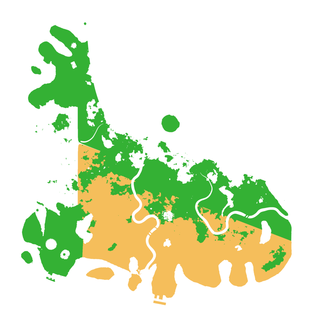 Biome Rust Map: Procedural Map, Size: 5000, Seed: 996787623
